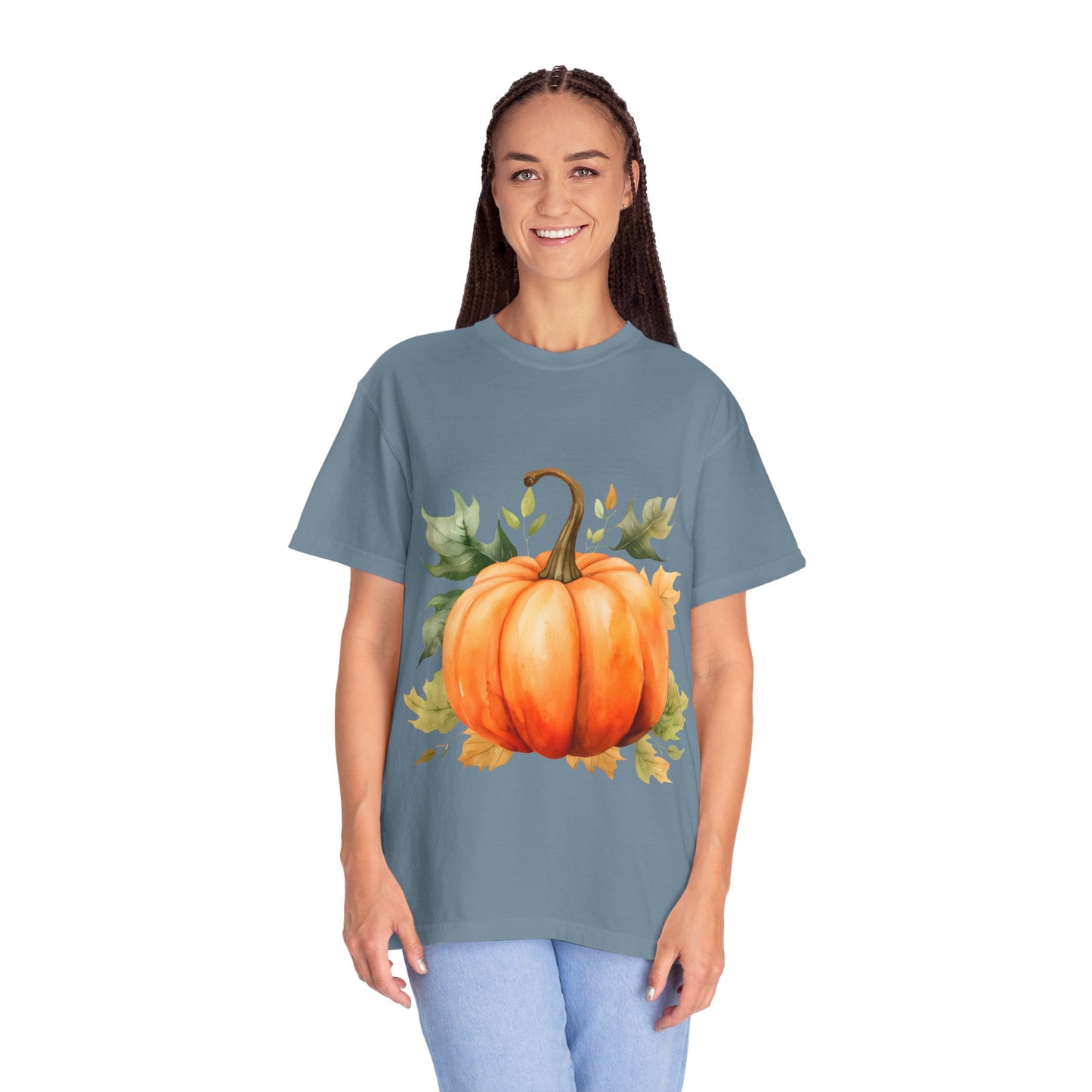 Fall Pumpkin Tee Garment-Dyed T-shirt