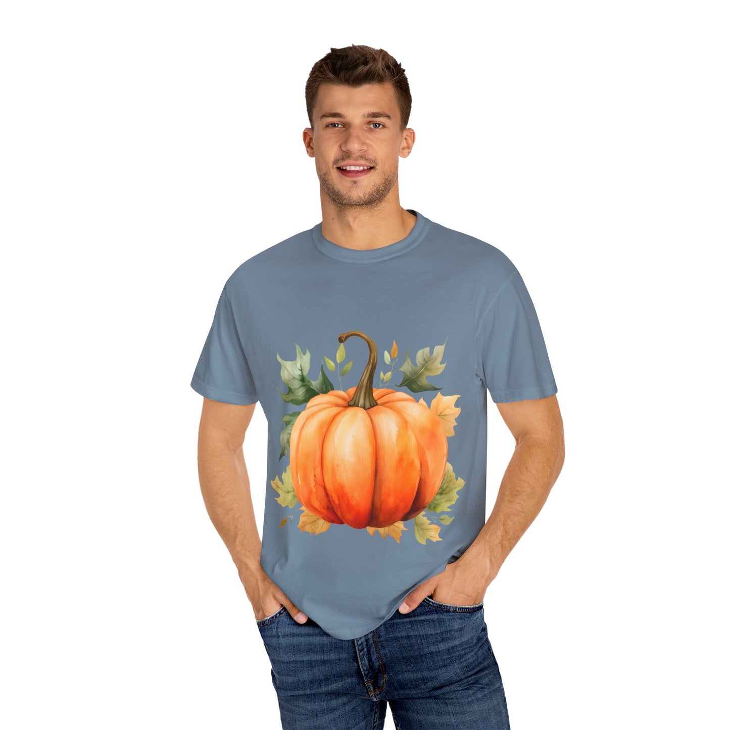 Fall Pumpkin Tee Garment-Dyed T-shirt