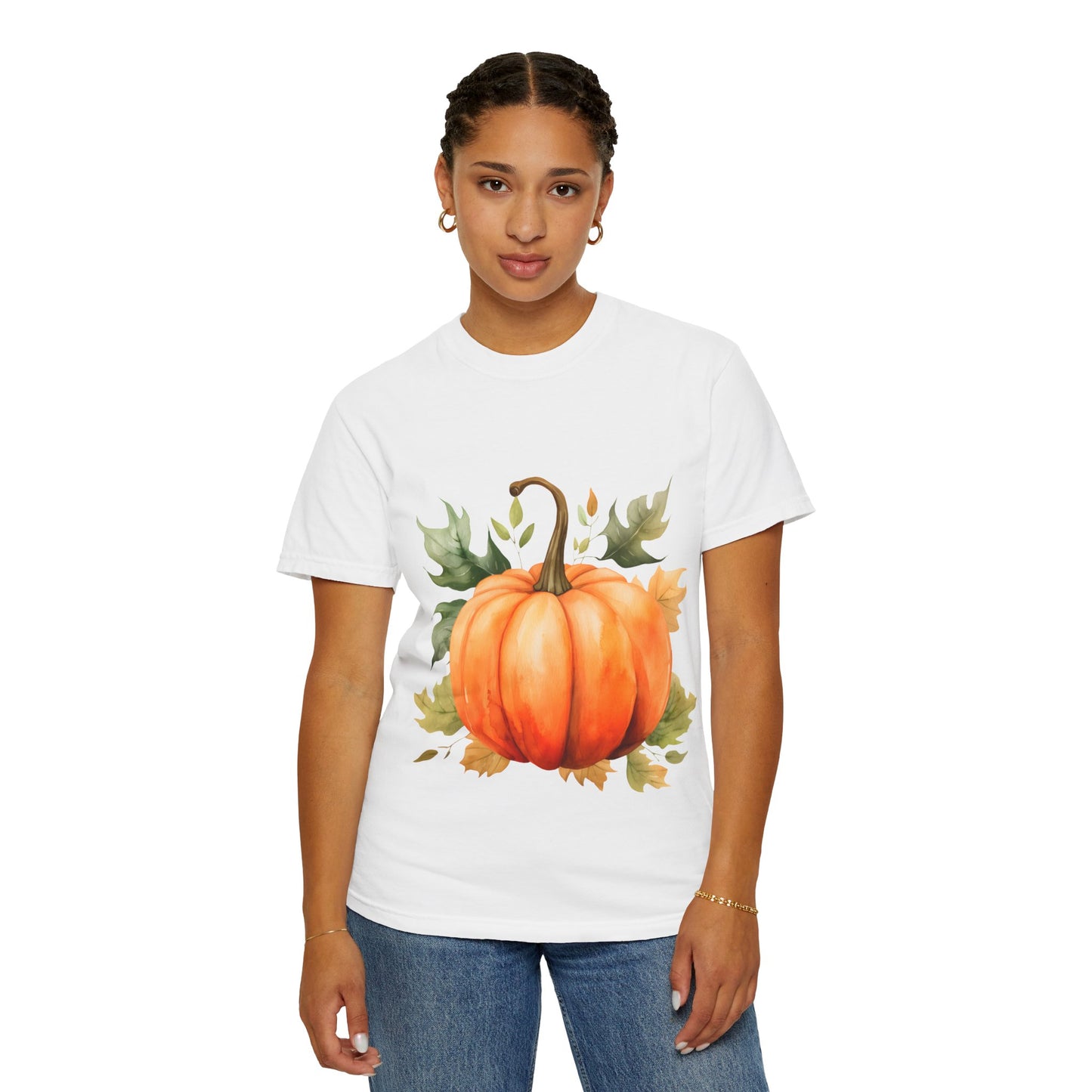 Fall Pumpkin Tee Garment-Dyed T-shirt