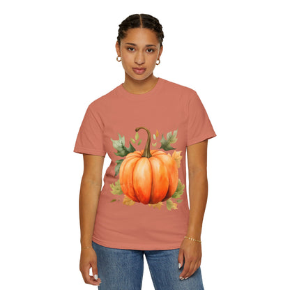 Fall Pumpkin Tee Garment-Dyed T-shirt