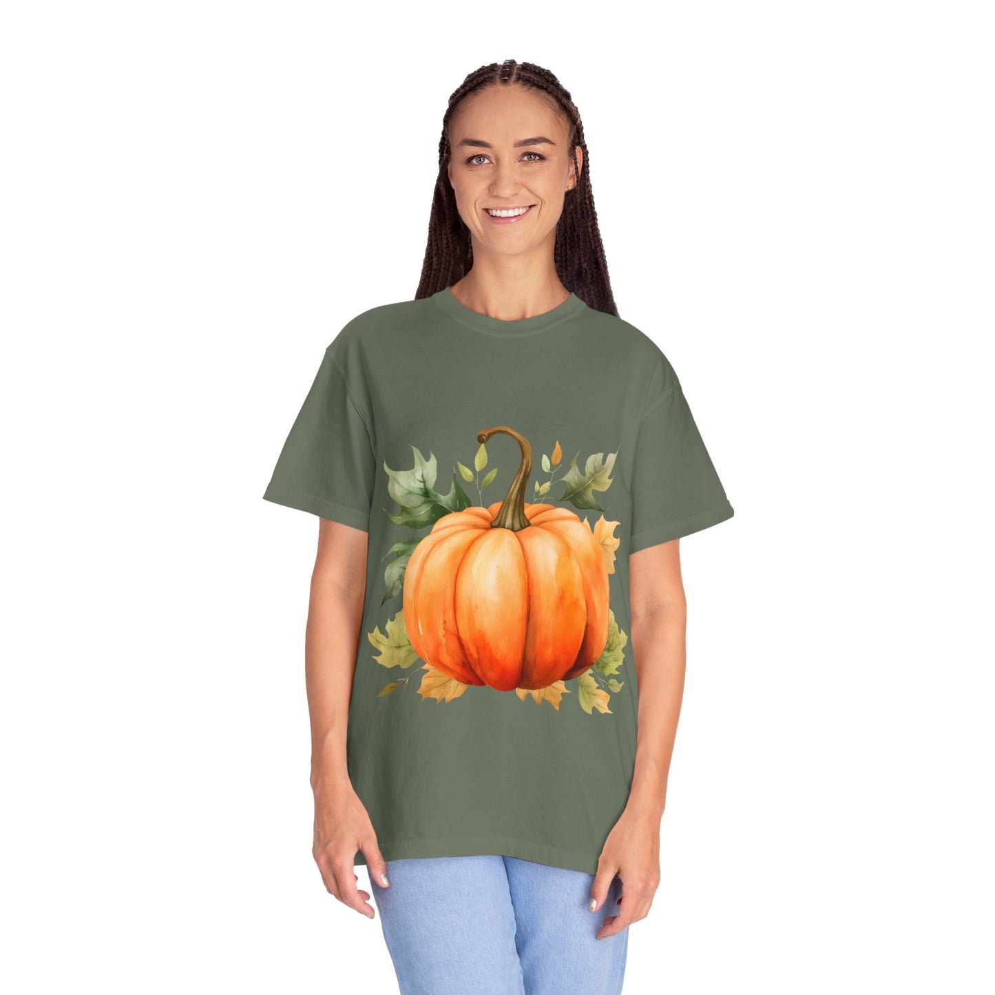 Fall Pumpkin Tee Garment-Dyed T-shirt