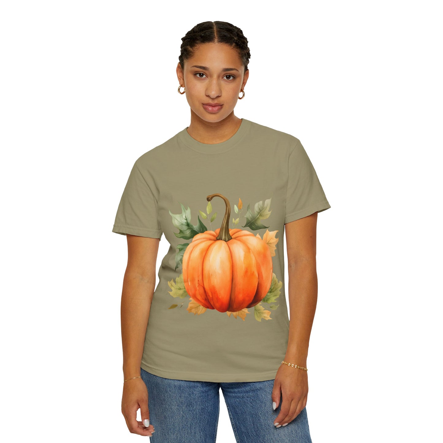 Fall Pumpkin Tee Garment-Dyed T-shirt