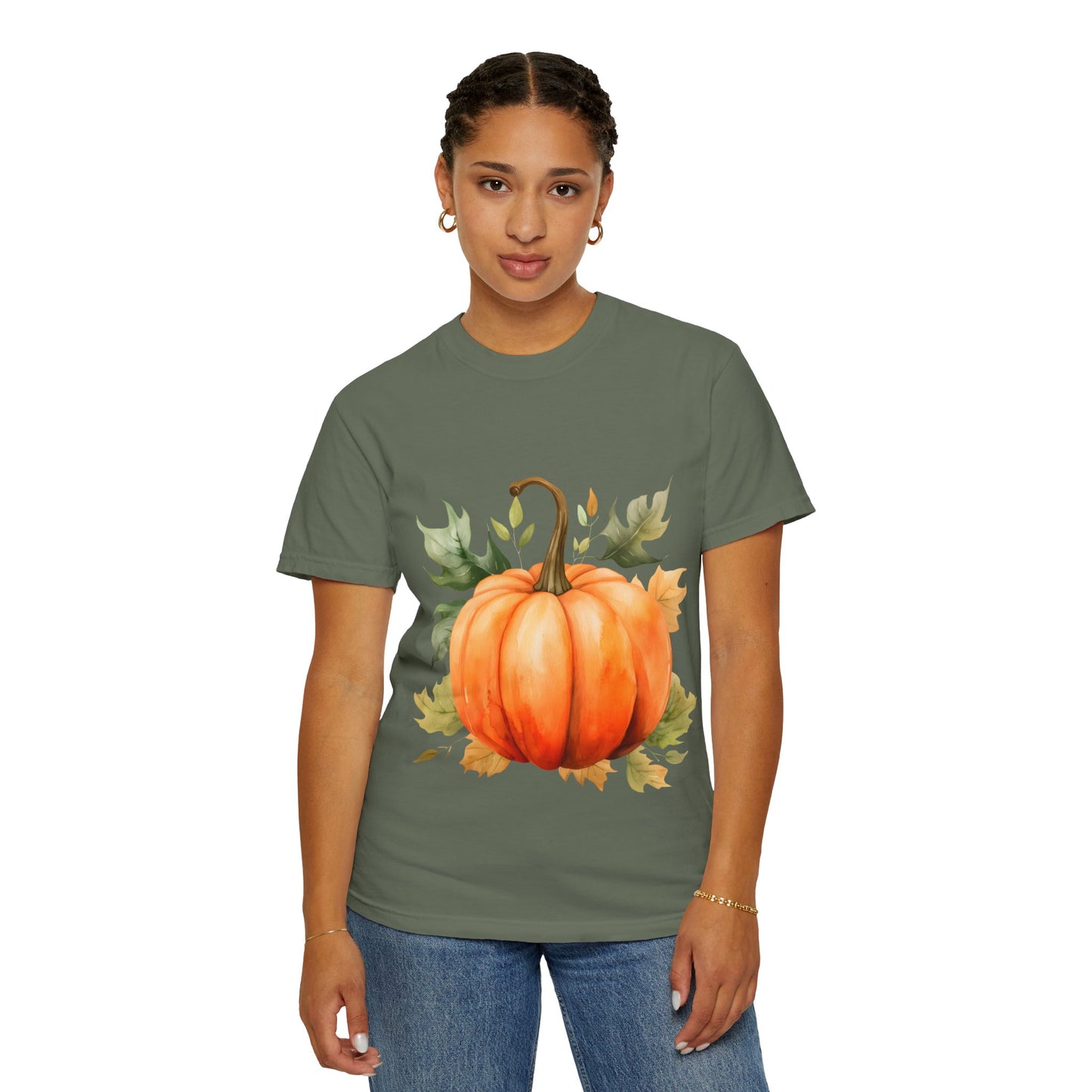 Fall Pumpkin Tee Garment-Dyed T-shirt