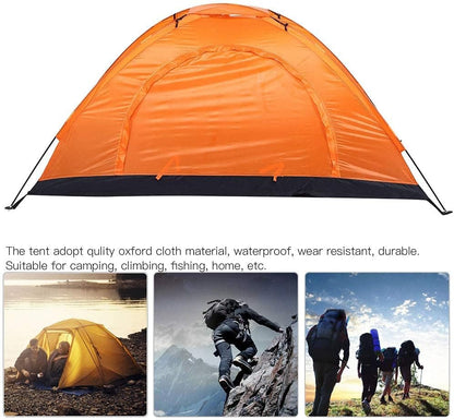 Single Person Waterproof Tent, Lightweight, Windproof, Suitable for Camping & Hiking