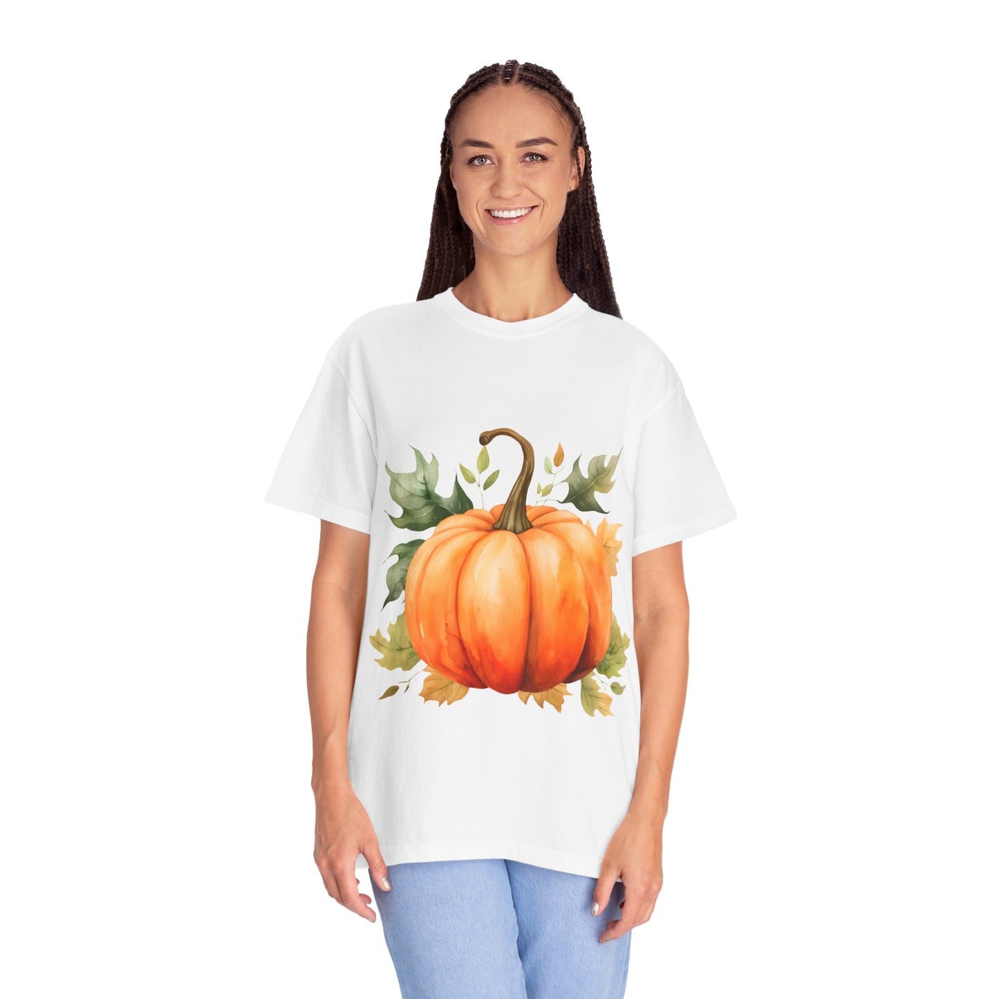 Fall Pumpkin Tee Garment-Dyed T-shirt