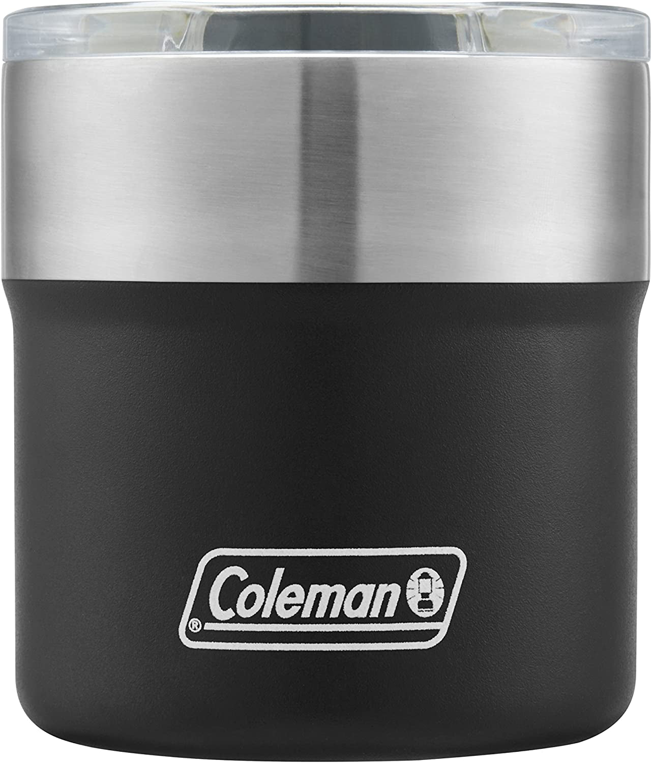 13Oz Vacuum-Insulated Stainless Steel Rocks Glass, Outdoor Cocktail Tumbler with Slidable Spout Cover, Keeps Ice Cold up to 9 Hours