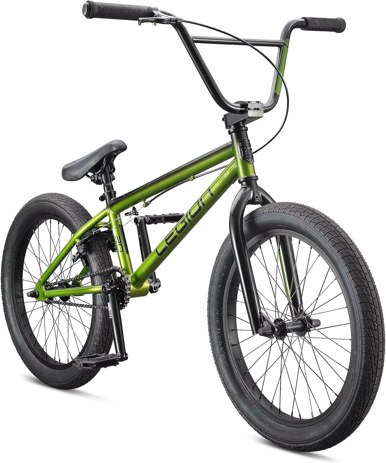 Legion Kids Freestyle BMX Bike, Intermediate Rider, Boys and Girls Bikes, 20-Inch Wheels, Hi-Ten Steel Frame, Micro Drive 25X9T BMX Gearing