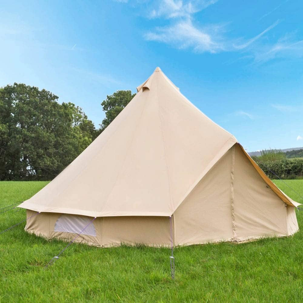 Comfortable Outdoor Cotton Canvas Big Family Camping Bell Tent