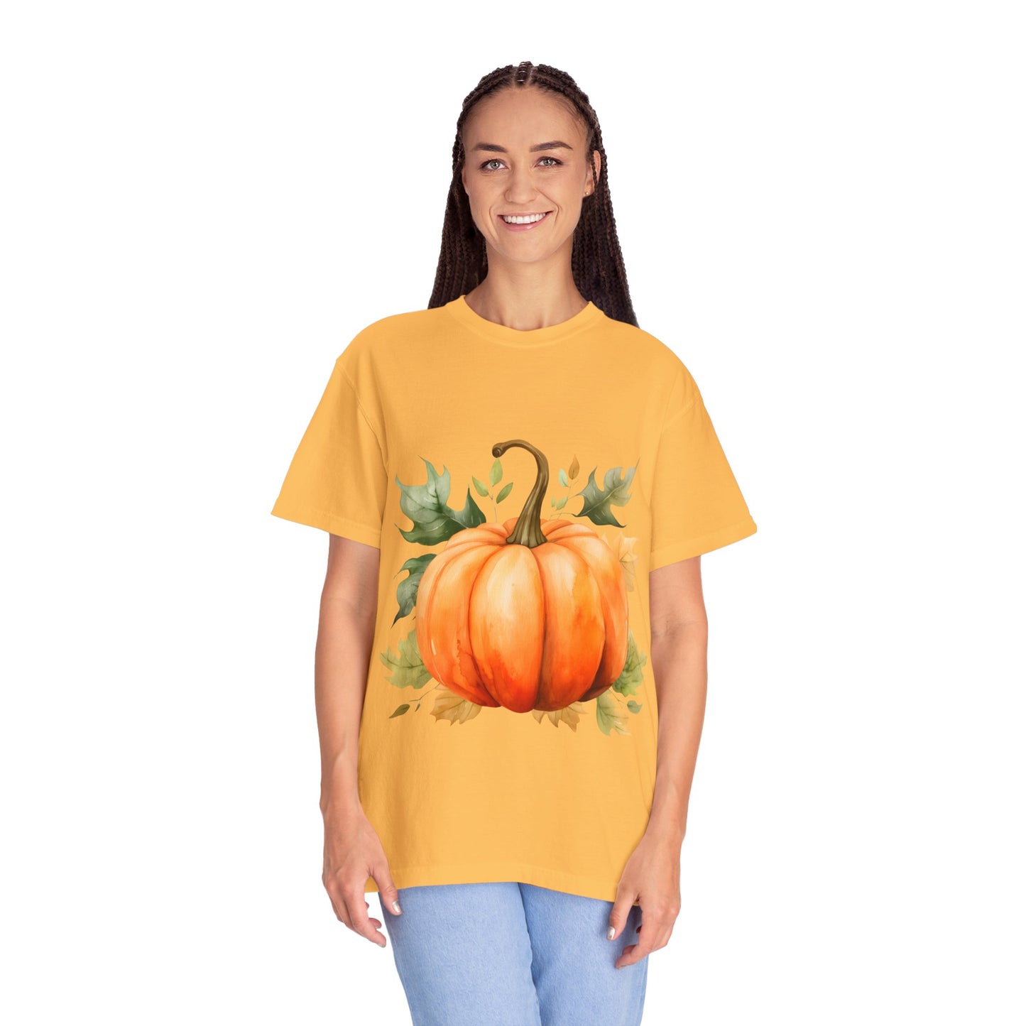 Fall Pumpkin Tee Garment-Dyed T-shirt