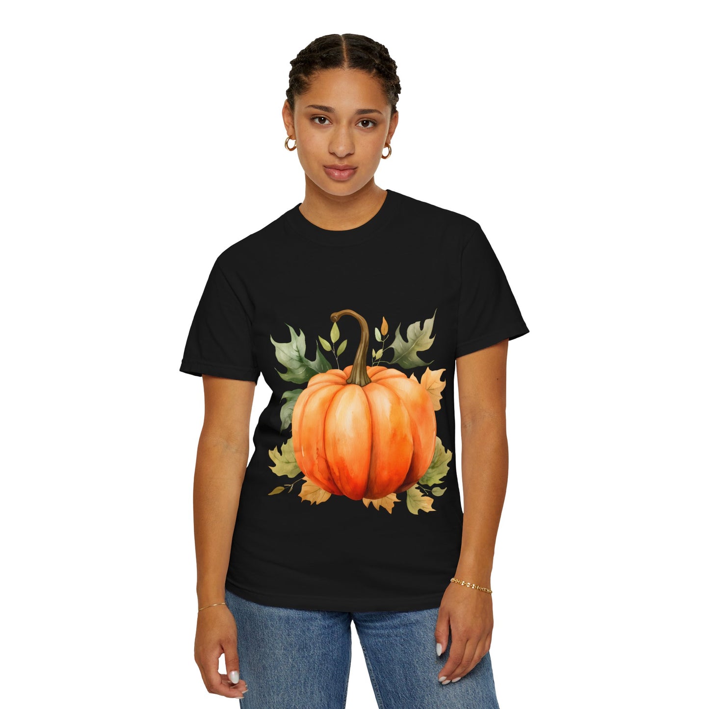 Fall Pumpkin Tee Garment-Dyed T-shirt