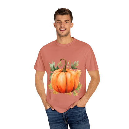 Fall Pumpkin Tee Garment-Dyed T-shirt