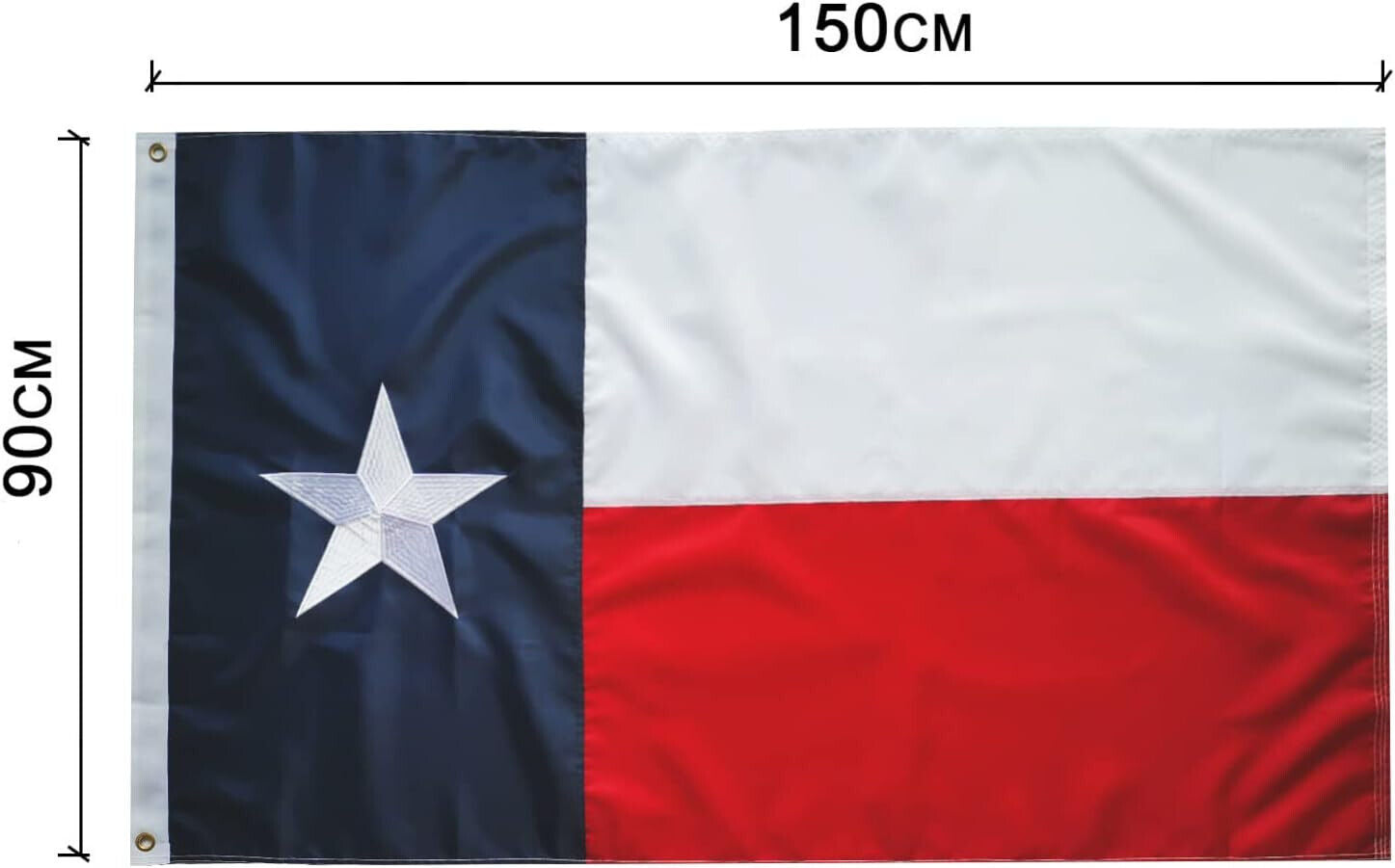 State of Texas Flag 3X5 Ft Embroidered Outdoor Heavy Duty Flags Durable Double