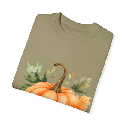 Fall Pumpkin Tee Garment-Dyed T-shirt