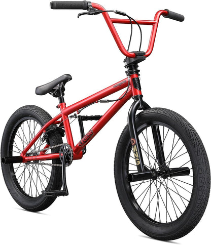 Legion Kids Freestyle BMX Bike, Intermediate Rider, Boys and Girls Bikes, 20-Inch Wheels, Hi-Ten Steel Frame, Micro Drive 25X9T BMX Gearing