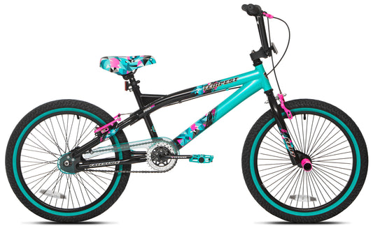 Tempest Child Bicycles, 20" Wheels, Kids Aged 7-13 Years, Black/Aqua