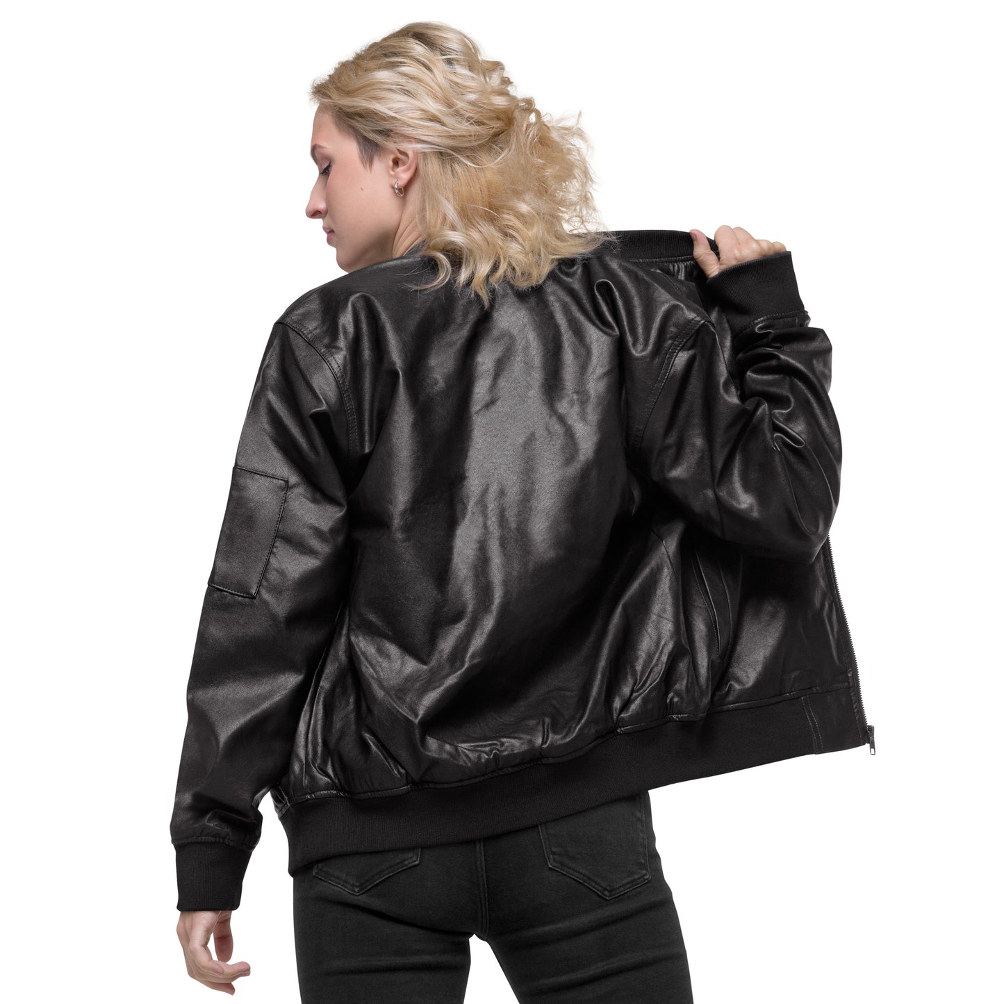 Authentic Texan Leather Bomber Jacket