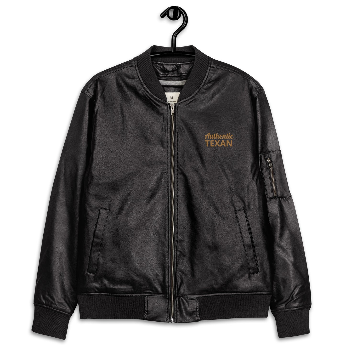 Authentic Texan Leather Bomber Jacket