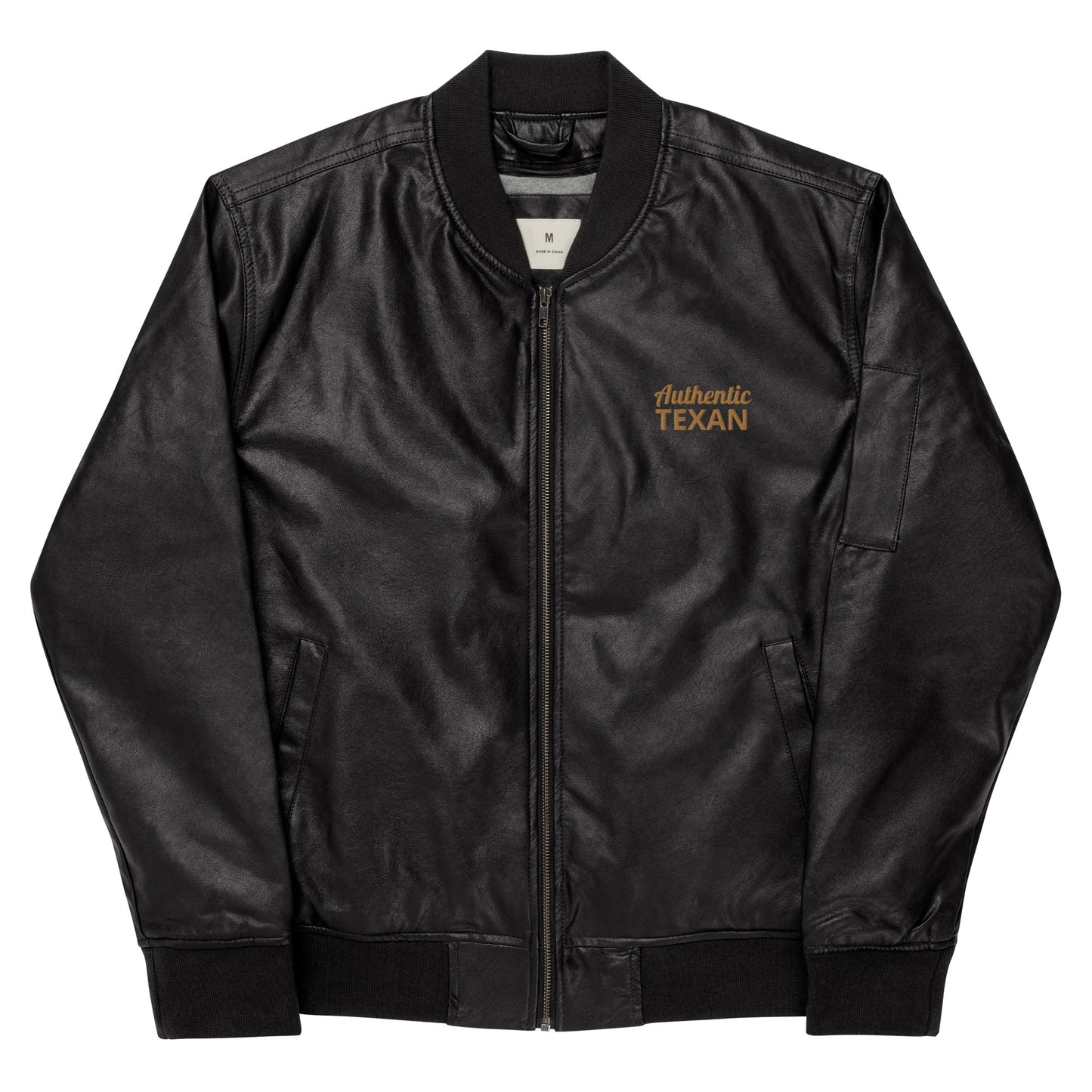 Authentic Texan Leather Bomber Jacket